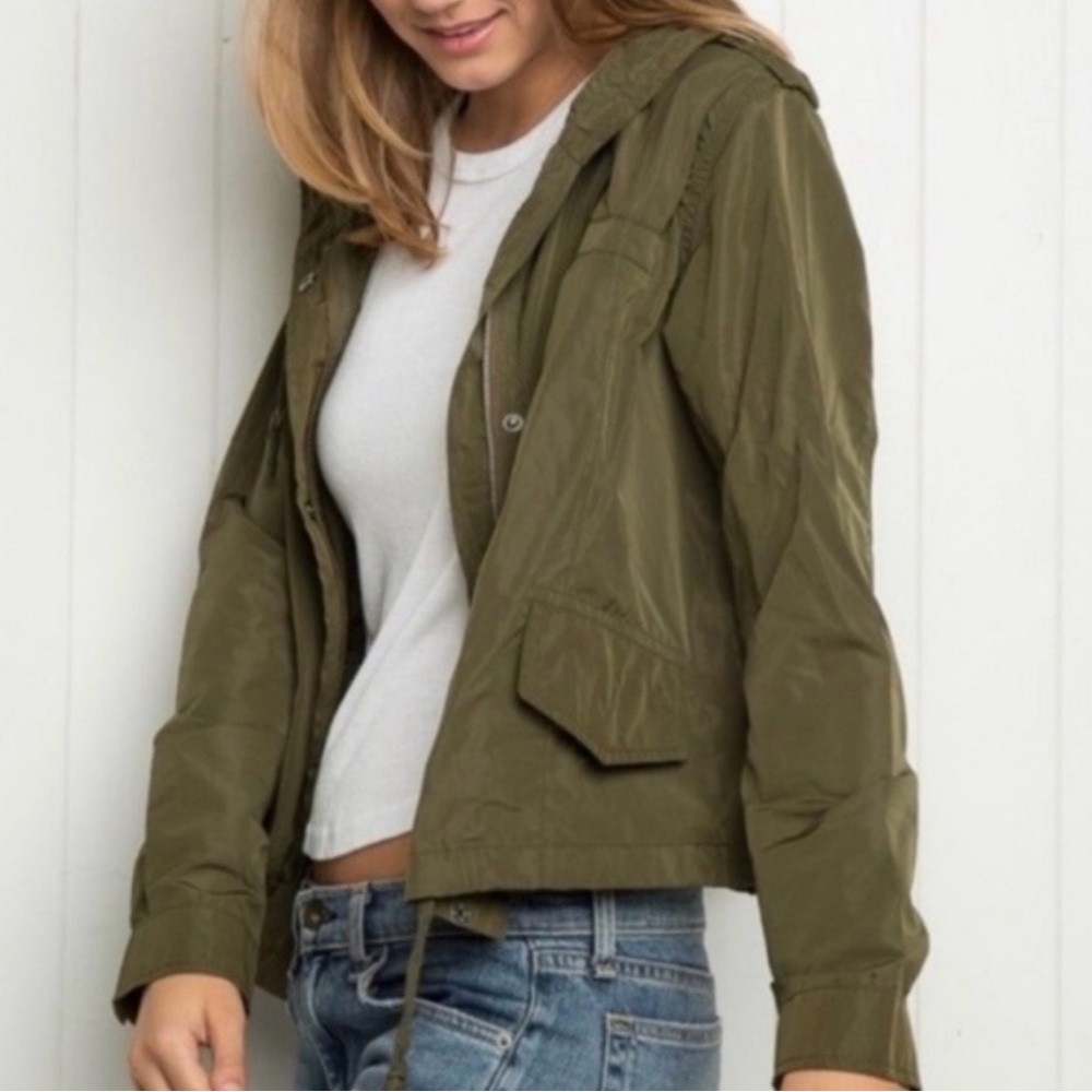 Brandy Melville Khaki Utility Jacket